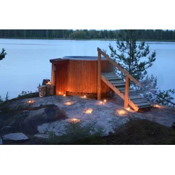 Citytub Gasovn Polyethylen-Thermowood - Azur bl