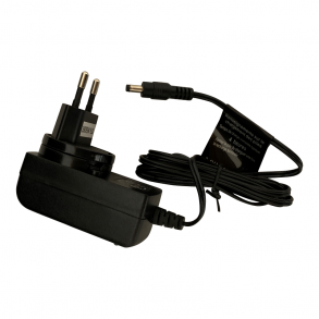 Batteri oplader DIN type Pool Blaster. output 8,4 volt plug 4mm Li