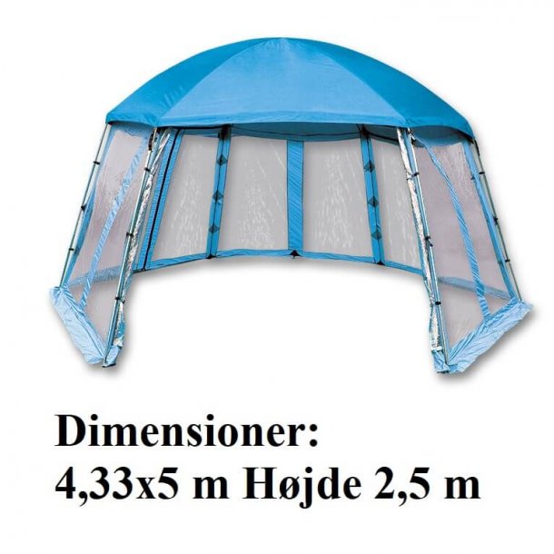Poolhus - Overdkning 4,33x5 m