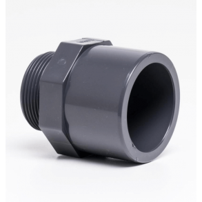 Adapter lim og udv. gevind 32-63 mm