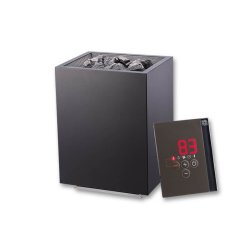 Sauna Elovn Ekstern kontrol - 9 kW Blackfin