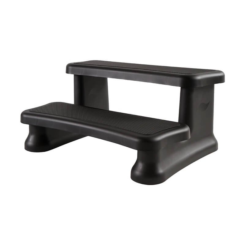 SmartStep - Trappe til Udespa Sort - Poolworld