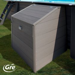 Teknikrum til Sandfilter i Komposittr H 89 cm