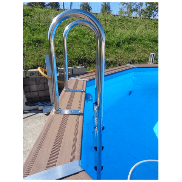 Gre - Avantgarde - Komposit Tr Pool Rund  4,1 m Hjde 1,24 m Gre