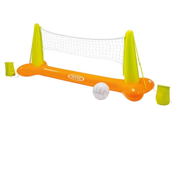 Oppusteligt volleyballnet med bold til Pool