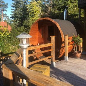 sauna tnde ved terrasse