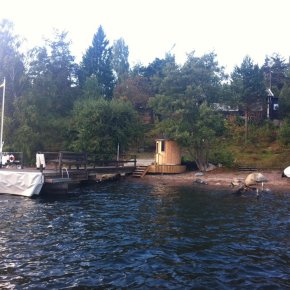 tndesauna vertikal med brndeovn galleri ved s