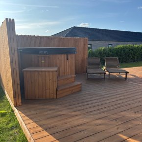 Topspa xs p� tr�terrasse