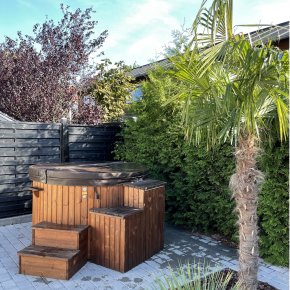 Vildmarksbad Citytub arctic med gasovn