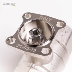 2 vejs kugle afsprrings ventil DN 25 - 1 tomme indvendigt gevind