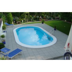 Oval Pool Toscana Hjde 1,35 m 0,6 mm liner Flere strrelser