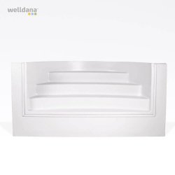 Pool Trappe Classic 2,5 meter x H 1,2 m 4 trin Hvid