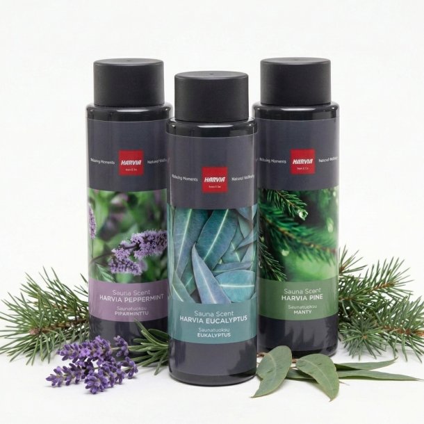 Pakke med 3 stk. Harvia Saunadufte