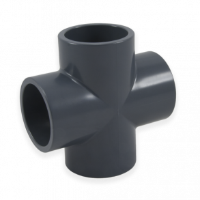 PVC Kryds  50 mm lime