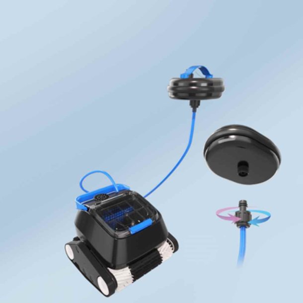 8Streme Poolrobot ledningsfri - Rengør Bund og Væg