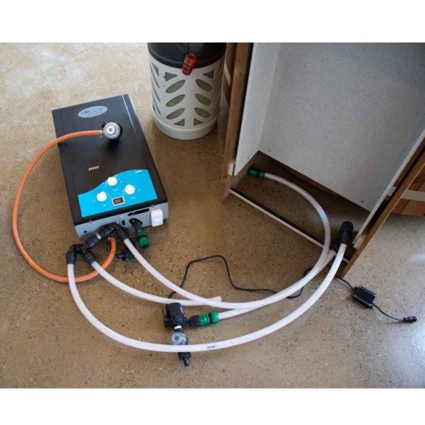 Transportabel og Aftagelig Gas Vandvarmer Vildmarksbad og Udespa