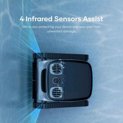 Aiper Scuba S1 Pro Poolrobot Væg Bund vandlinje Ledningsfri