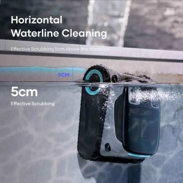 Aiper Scuba S1 Pro Poolrobot Væg Bund vandlinje Ledningsfri