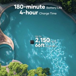 Aiper Scuba S1 Pro Poolrobot Væg Bund vandlinje Ledningsfri