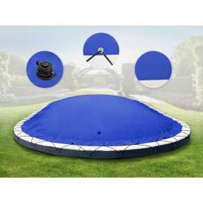 AirDeluxe Oval Oppustelig Pooloverdkning