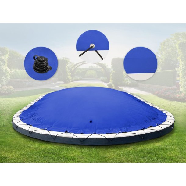 AirDeluxe Oval Oppustelig Pooloverdkning