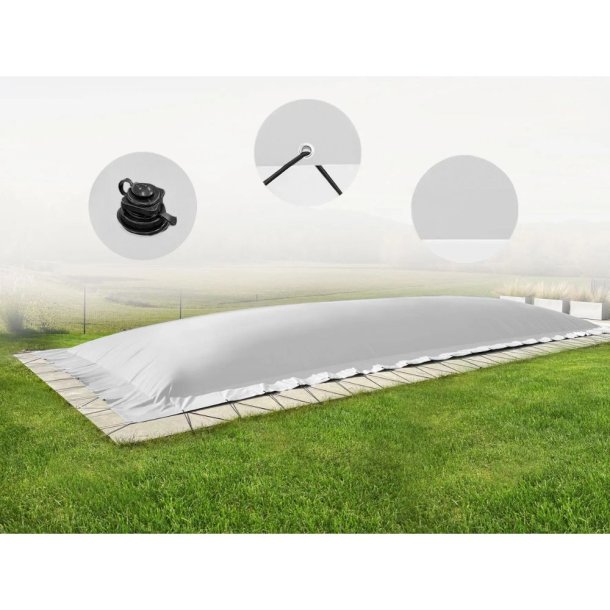 AirDeluxe Rektangulr Oppustelig Pooloverdkning