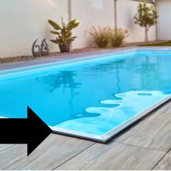 Aluminiumskant til PP Pool