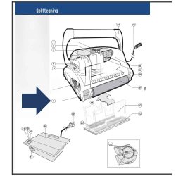 Blte til  Poolrobot Galeon MED