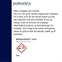 Baqua Shock 10 liter Klorfri Pool pleje