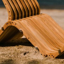 Boomerang Chaise Longue Havestol Teak