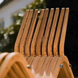 Boomerang Chaise Longue Havestol Teak