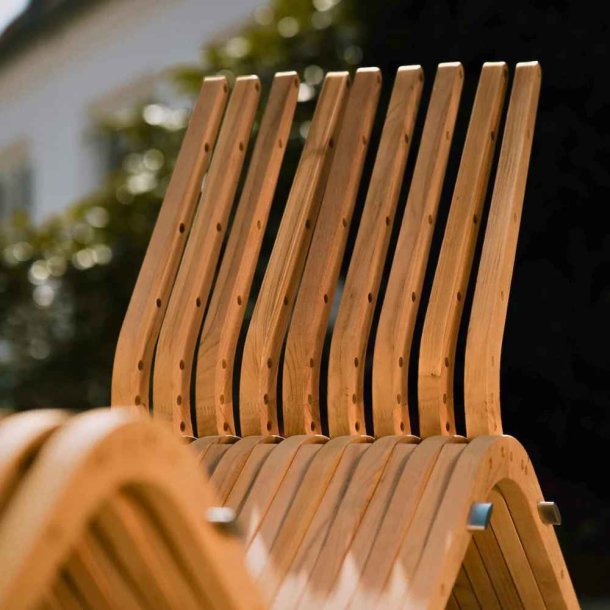 Boomerang Chaise Longue Havestol Teak