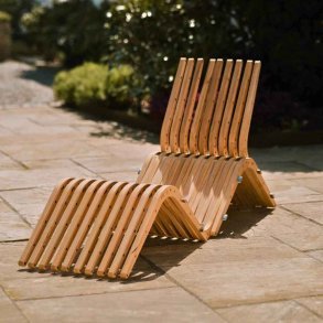 Boomerang Chaise Longue Havestol Teak