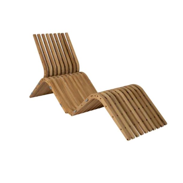 Boomerang Chaise Longue Havestol Teak