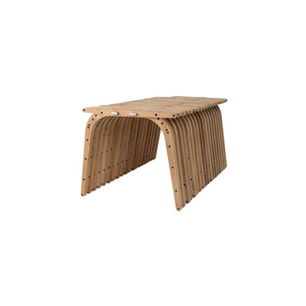 Boomerang Havebnk i Teak