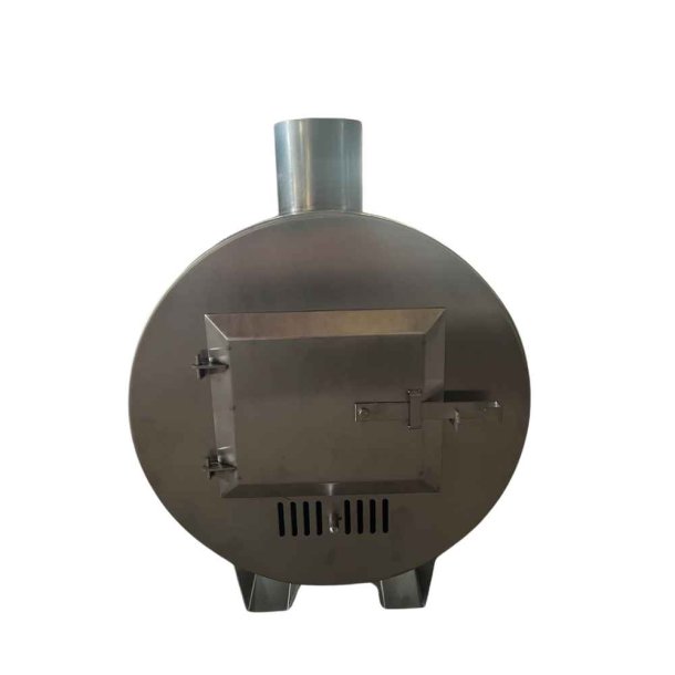 Brndeovn til Vildmarksbad Udvendig inkl. skorsten