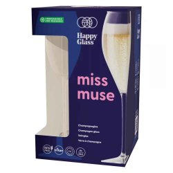Champagne Glas - Miss Muse (4 stk) HappyGlass