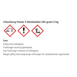 Chlorilong Power 5 250 g Multi Klortablet 5 kg - Bayrol