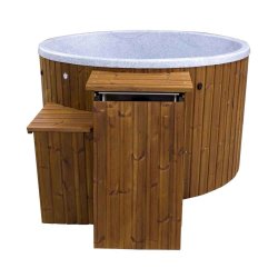 Citytub Vildmarksbad Arctic Gasovn Isoleret Grey marple