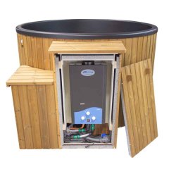 Citytub Arctic Vildmarksbad - Isoleret med Gasovn - Grafit sort