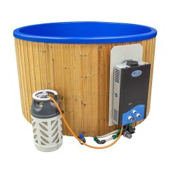 Citytub Gasovn Polyethylen-Thermowood - Azur bl