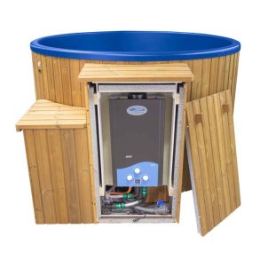 Citytub Vildmarksbad Arctic Gasovn Isoleret Azur Bl