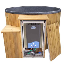 Citytub Vildmarksbad Arctic Gasovn Isoleret Black marple