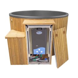 Citytub Vildmarksbad Arctic Gasovn Isoleret Dark Grey