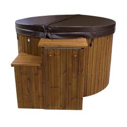 Citytub Vildmarksbad Arctic Gasovn Isoleret Black marple