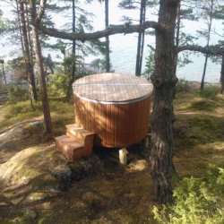 Citytub Gasovn Polyethylen-Thermowood - Dark grey