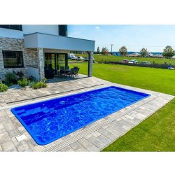 Coral Gemini Glasfiber Pool Pakke 8,2 x 3,5 x 1,5 m