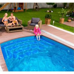 Coral Orion Glasfiber Pool Pakke 7,5 x 3,5 x 1,5 m