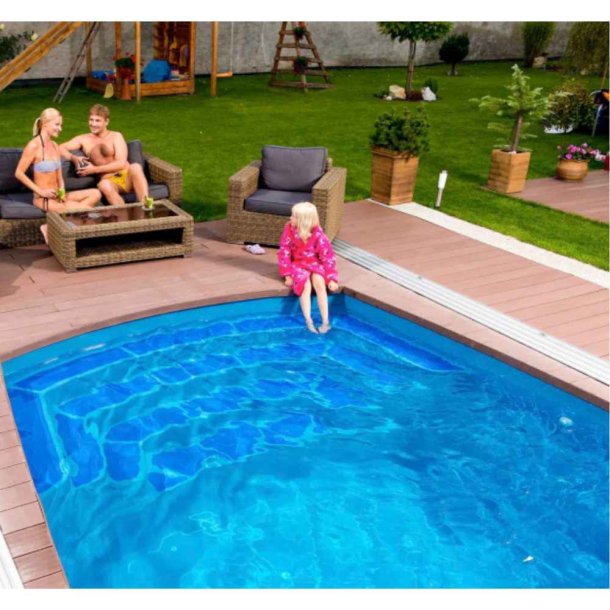 Coral Orion Glasfiber Pool Pakke 7,5 x 3,5 x 1,5 m