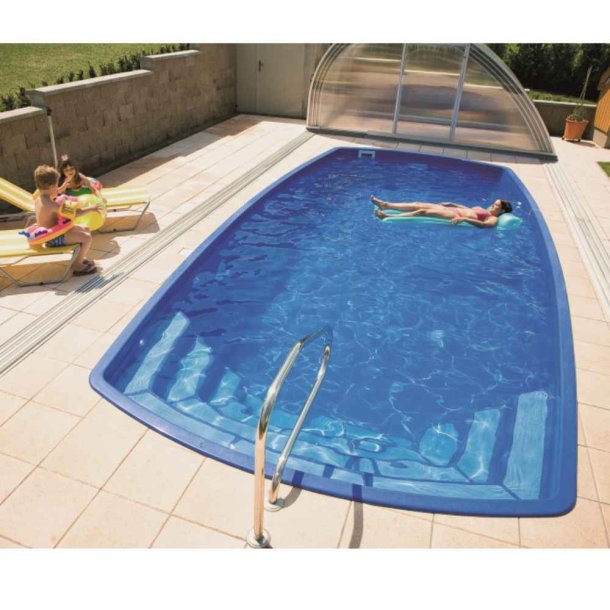 Coral Orion Glasfiber Pool Pakke 7,5 x 3,5 x 1,5 m